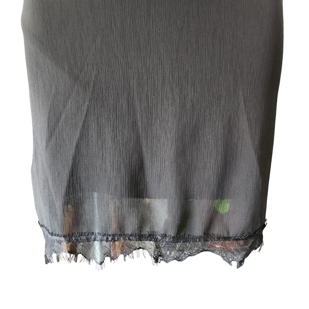 Halter top black mini dress‎ size XS lace design
